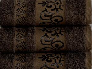XPOSE® Bambusový uterák CATANIA - čokoládový 50x90 cm