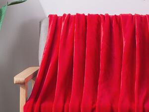 XPOSE® Mikroplyšová deka Exclusive - červená 150x200 cm
