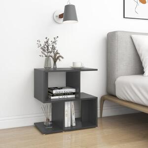 Nočný stolík, sivý 50x30x51,5 cm, kompozitné drevo