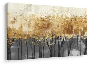 Obraz - Zlaté stromy (90x60 cm)