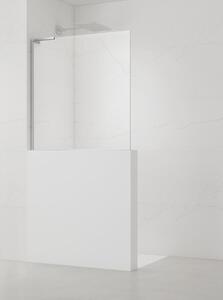 Sprchová zástena SAT walk-in 110 cm na nižšiu priečku SATBWIS110ZAVL