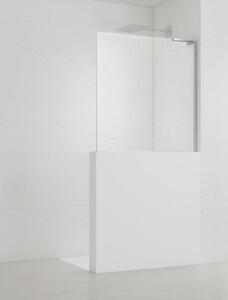 Sprchová zástena SAT walk-in 110 cm na nižšiu priečku SATBWIS110ZAVP