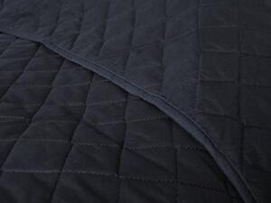XPOSE® Prikrývka na posteľ EVITA - čierna 220x240 cm
