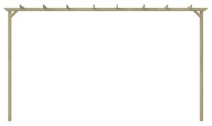 Záhradná pergola, impregnovaná borovica 360x200x60 cm