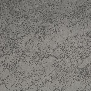 Sivý zamatový záves RIVA s mramorovým vzorom 140x270 cm