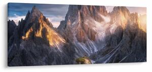 Obraz - Horská panoráma (120x50 cm)