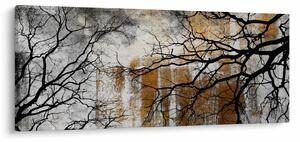 Obraz - Siluety stromov (120x50 cm)