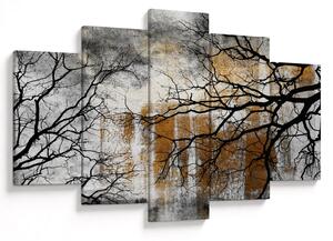 Obraz - Siluety stromov (150x105 cm)
