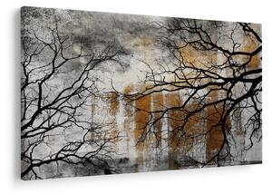 Obraz - Siluety stromov (90x60 cm)