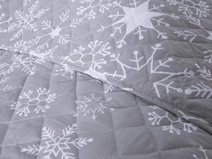 XPOSE® Prikrývka na posteľ JON - sivá 220x240 cm