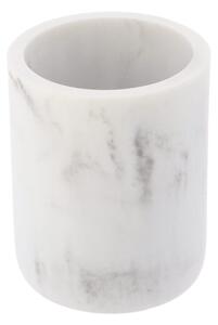 TENDANCE Kúpeľňový pohár Everist Marble, biela, 250 ml
