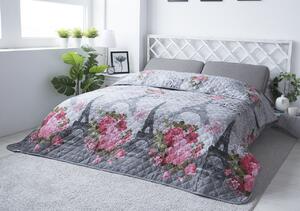 XPOSE® Prikrývka na posteľ PARIS - ružová 220x240 cm