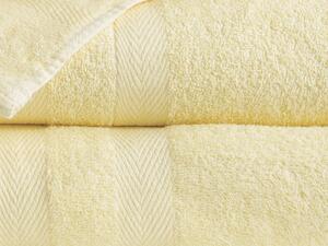 XPOSE® Froté uterák DEVON - vanilkový 50x90 cm