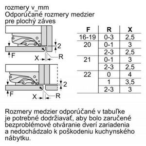 Bosch KIS86AFE0 + kupóny na daľší nákup - Vstavaná kombinovaná chladnička