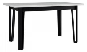 Rozkladací jedálenský stôl Elarno 80 x 140/180 V, Morenie: biela - L Mirjan24 5903211321276