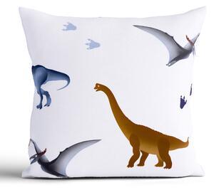 Bavlnená obliečka na vankúš Renforcé 40 × 40 cm - Dinosaury