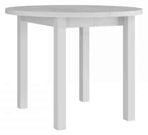 Rozkladací jedálenský stôl Mosso 100/180 IV, Morenie: biela - L Mirjan24 5903211321405