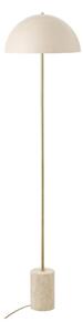 Béžová stojacia lampa s kovovým tienidlom (výška 155 cm) Sheffield – House Nordic