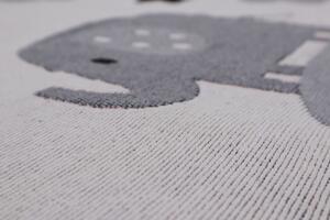Praktik home s.r.o. Detský kusový koberec Natur Slony - 80x150 cm