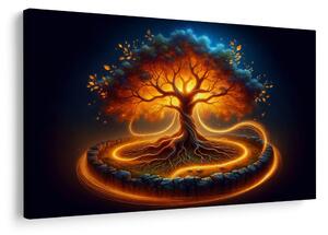 Obraz magický strom života v žiare