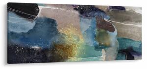 Obraz - Akvarelová abstrakcia (120x50 cm)