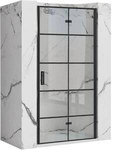 Rea - Sprchové dvere Molier 110 + profil - čierna
