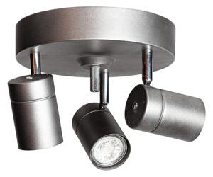 Stropné Lampa By Rydéns, Correct, stmievateľné, Sivá, Obývacia izba, Kov, Moderný