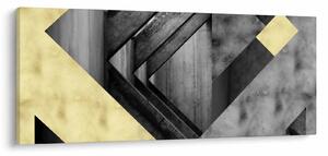 Obraz - Textúrované tvary (120x50 cm)
