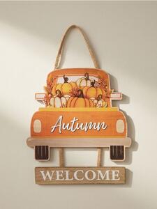 Sinsay - Nástenná dekorácia – auto s nápisom „Autumn Welcome” - viacfarebná