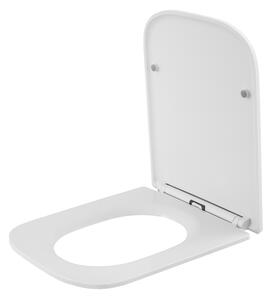 Erga Venice, toaletné WC sedátko 435x362mm z duroplastu s pomalým zatváraním, biela, ERG-GAM-D-VENICE
