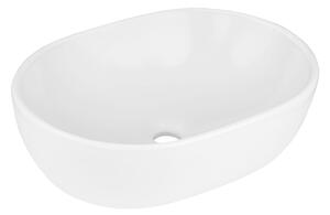 Gamma Pino, umývadlo na dosku 480x350x130 mm, biela lesklá, GMA-UC-PINO