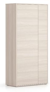 Šatníková skriňa s výsuvom BLOCK, 850 × 400 × 1748 mm, dub prírodný