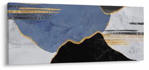 Obraz - Textúrované tvary (120x50 cm)