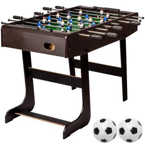 Stolný futbal rozkladací Belfast 121 x 101 x 79 cm - tmavé drevo