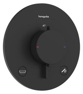 Sprchová a vaňová batéria Hansgrohe Ecostat Comfort S bez podomietkového telesa matná čierna 33718670
