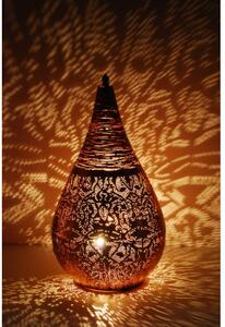 Filigree lampa stolná orientálna Copper WIRE DROP Ø30*55
