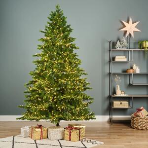 Umelý vianočný stromček Galloway 210 cm LED - Zelené stromčeky - Výška 210 cm