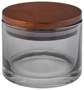 DÓZA NA VATOVÉ TAMPÓNY sivá, farba akácie Homeware - Kúpeľňové doplnky