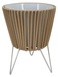KVETINÁČ kov, plast, 24/32/24 cm Ambia Home - Kvety & kvetináče
