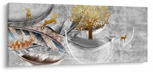 Obraz - Koláž (120x50 cm)