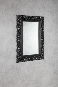 Sapho SCULE zrkadlo vo vyrezávanom ráme 70x100cm, čierna