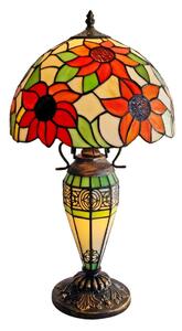Brilagi - Tiffany vitrážová stolná lampa SUNFLOWER 1xE27/60W/230V + 1xE14/40W