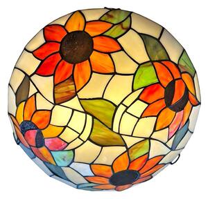 Brilagi - Tiffany vitrážové stropné svietidlo SUNFLOWER 2xE27/60W/230V pr. 40 cm