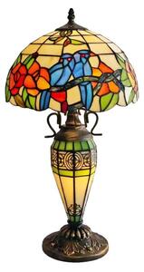 Brilagi - Tiffany vitrážová stolná lampa JUNGLE 1xE27/60W/230V + 1xE14/40W