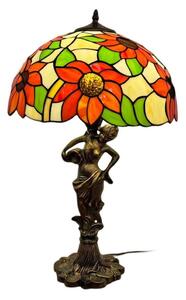 Brilagi - Tiffany vitrážová stolná lampa SUNFLOWER 1xE27/60W/230V