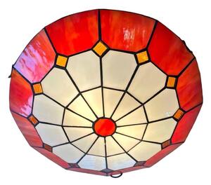 Brilagi - Tiffany vitrážové stropné svietidlo SIENNA 2xE27/60W/230V priemer 40 cm