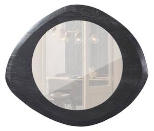 MUZZA Nástenné zrkadlo selenco 44 x 50 cm čierne