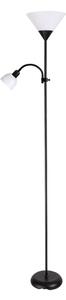 Brilagi - Stojacia lampa ARIANA 1xE27/100W/230V + 1xE14/25W čierna