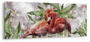 Obraz - Plameniaky (120x50 cm)