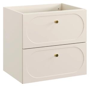 Skrinka pod umývadlo DONNA Sand 82-60-46-2S | 60 cm